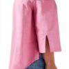 Noa Noa Damen Shirt Mauve Orchid 3/4 Ärmel Seitenschlitz-5