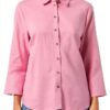 Noa Noa Damen Shirt Mauve Orchid 3/4 Ärmel Seitenschlitz-0