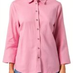 Noa Noa Damen Shirt Mauve Orchid 3/4 Ärmel Seitenschlitz-0