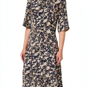 Noa Noa Damen Shirtkleid mit abnehmbarem Gürtel-0