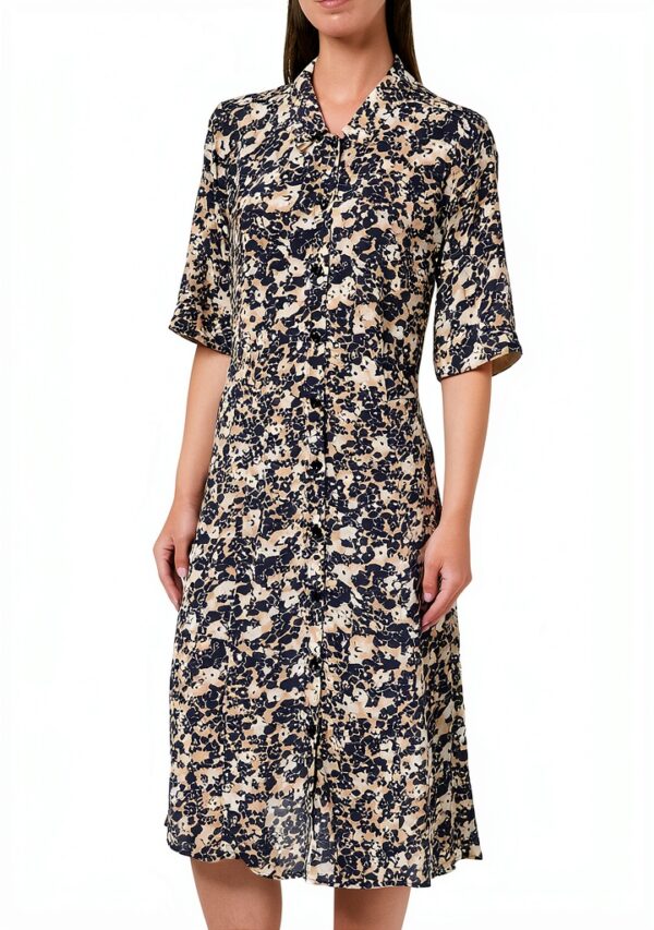 Noa Noa Damen Shirtkleid mit abnehmbarem Gürtel-0