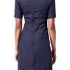 Noa Noa Damenkleid Kurzarm Dunkelblau Melange-3