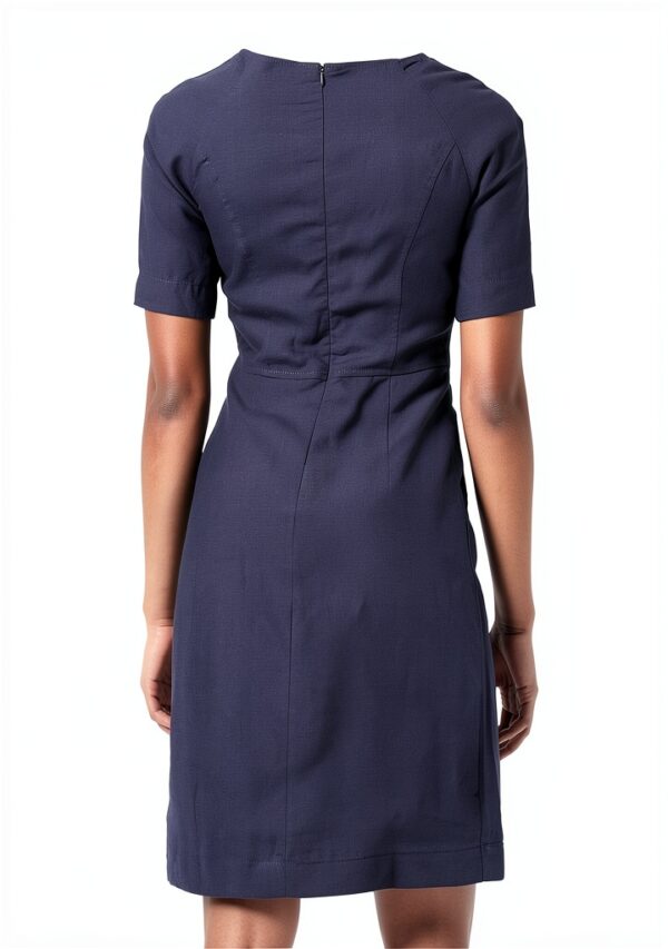 Noa Noa Damenkleid Kurzarm Dunkelblau Melange-3