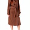 The Drop Trenchcoat Damen Baumwoll-Nylon lockere Passform-0