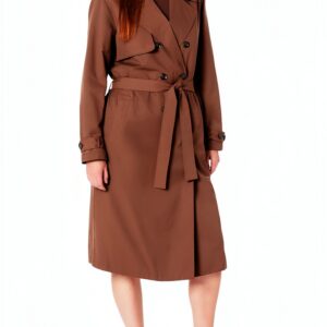 The Drop Trenchcoat Damen Baumwoll-Nylon lockere Passform-0
