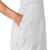 Noa Noa Damenkleid Kurzarm Kurz Leichtes Grau Melange-4