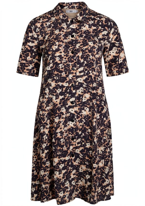 Noa Noa Damen Shirtkleid mit abnehmbarem Gürtel-1