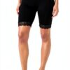 Noa Noa Leggings Damen Spitze Jersey Kurz schwarz-0