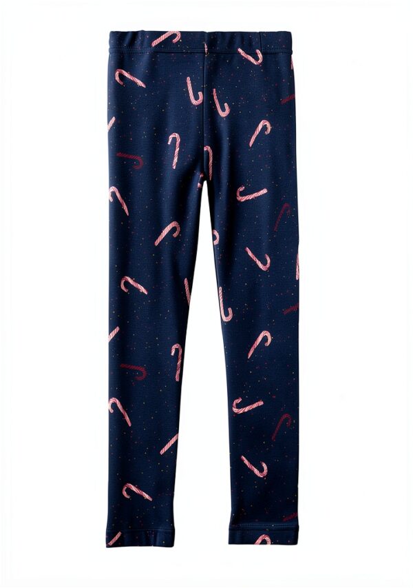 Noa Noa Mädchen Leggings Soft Jersey Candy Cane Print-2