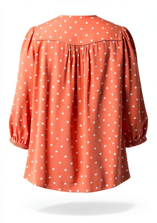 Noa Noa Damen Bluse Kurzarm Print Rot Grössen 34-46-2