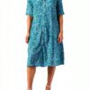 Noa Noa Damen Shirtkleid mit abnehmbarem Gürtel-0