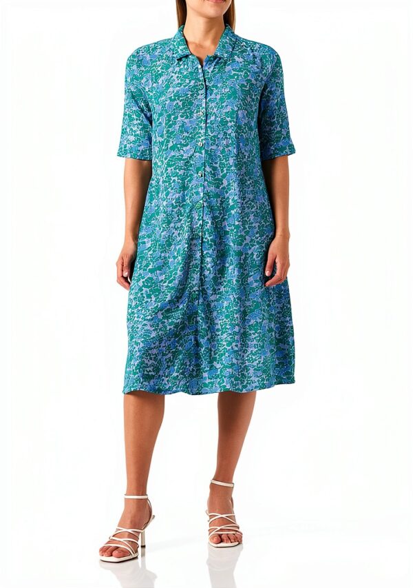 Noa Noa Damen Shirtkleid mit abnehmbarem Gürtel-0