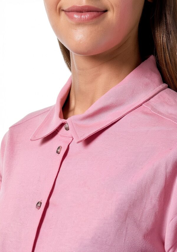 Noa Noa Damen Shirt Mauve Orchid 3/4 Ärmel Seitenschlitz-3