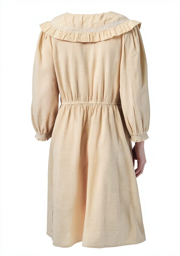 Damenkleid Noa Noa Gelb Freizeitkleider Sommer-3