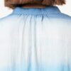Noa Noa Damen Tunika Kleid Kragenbund Ärmelbündchen Blau-5