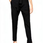 Noa Noa Damenhose Schwarz mit Gürtel Größe 36W 31L-0