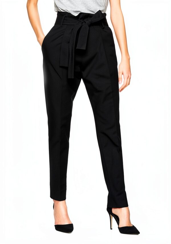 Noa Noa Damenhose Schwarz mit Gürtel Größe 36W 31L-0