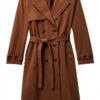 The Drop Trenchcoat Damen Baumwoll-Nylon lockere Passform-5