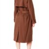 The Drop Trenchcoat Damen Baumwoll-Nylon lockere Passform-1