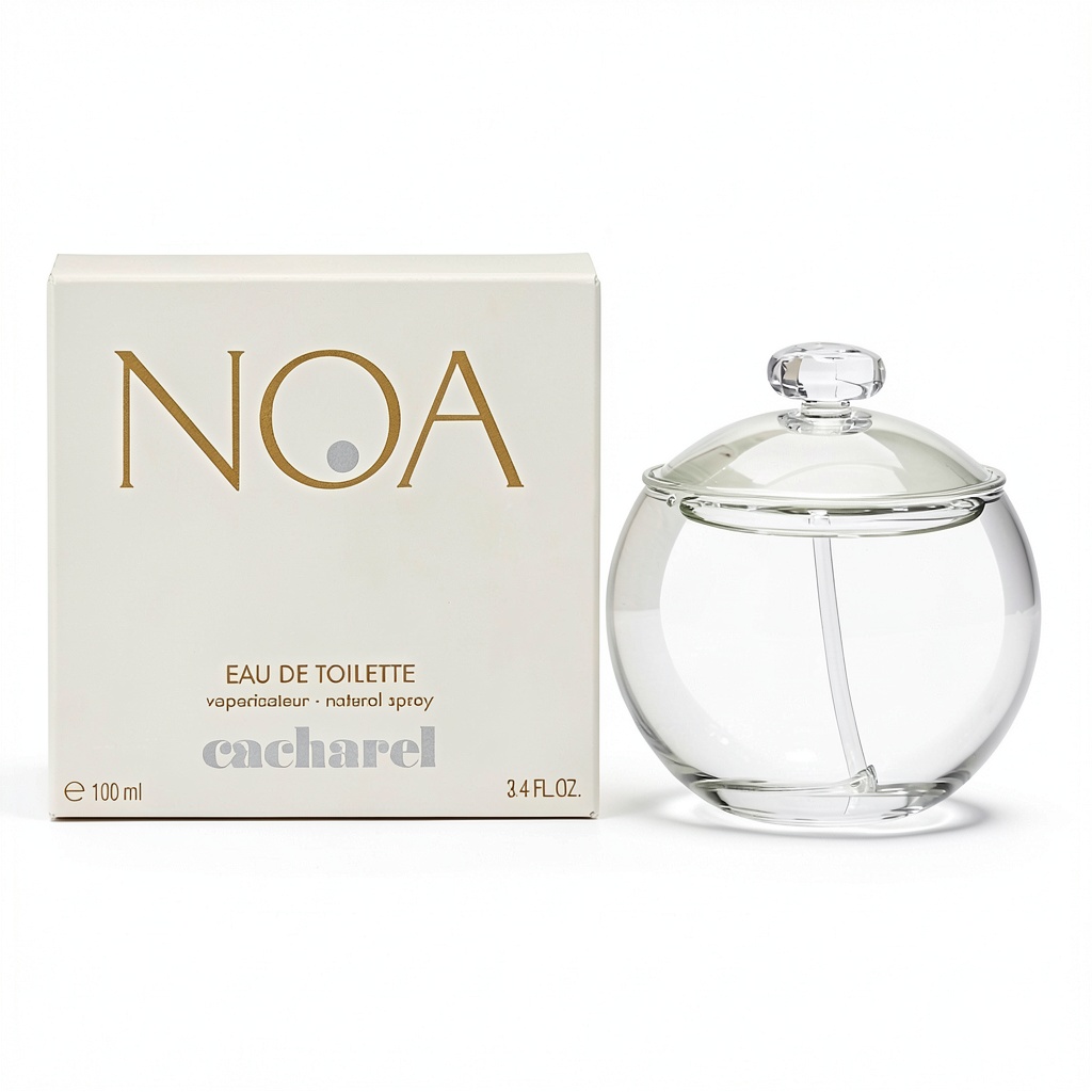 'Cacharel Damen Eau de Toilette Flasche auf elegantem Hintergrund'