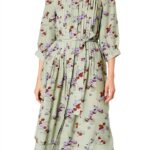 Noa Noa Bluse Tencel Langarm Grün Damen Blusen-0