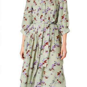 Noa Noa Bluse Tencel Langarm Grün Damen Blusen-0