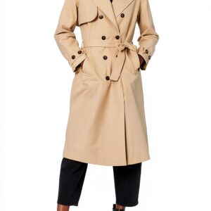 The Drop Trenchcoat Damen Baumwoll-Nylon lockere Passform-0