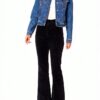 Noa Noa Damen Corduroy Hose 32 Lang India Ink-1