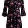 Noa Noa Damen-Shirt-Dress mit 3/4 Ärmeln-1