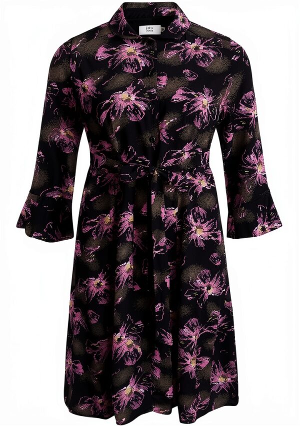 Noa Noa Damen-Shirt-Dress mit 3/4 Ärmeln-1