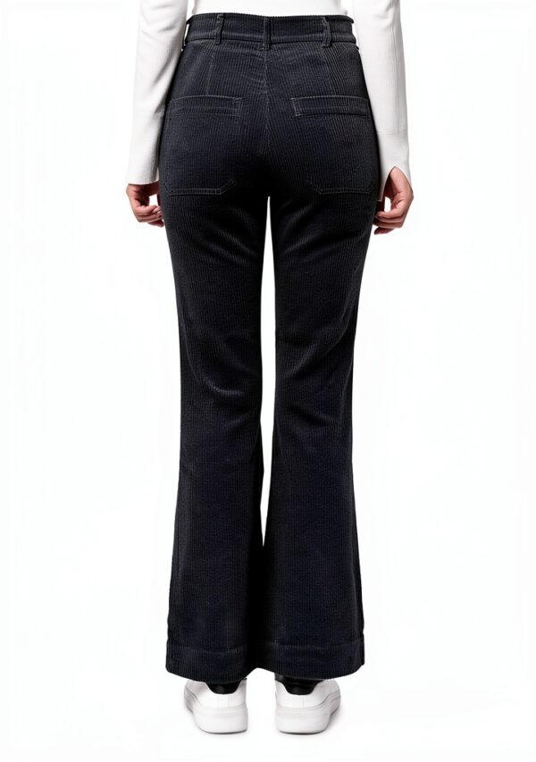 Noa Noa Damen Corduroy Hose 32 Lang India Ink-3
