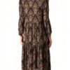 BinaNN Dress Print Green/Brown Größe 38-46 Noa Noa Damen Sommerkleid-2