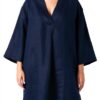 Oversized Tunik Kleid Noa Noa Leinen VAusschnitt-0