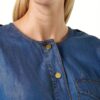 Noa Noa Damen Oversized Shirt Dress XL Denim-1
