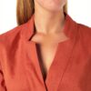 Oversized Tunik Kleid Noa Noa VAusschnitt Leinen-3