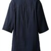 Oversized Tunik Kleid Noa Noa Leinen VAusschnitt-4