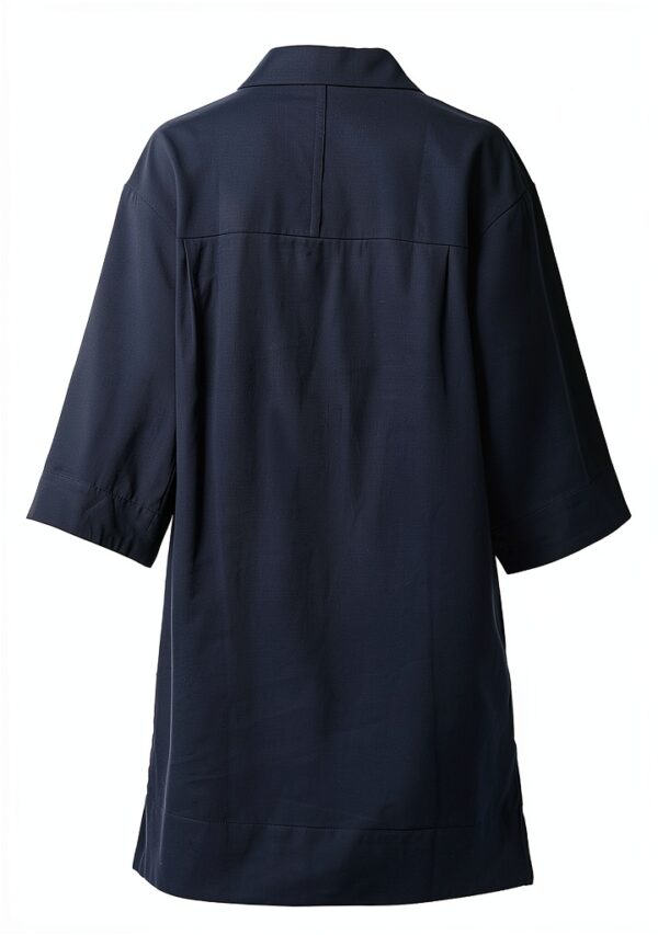 Oversized Tunik Kleid Noa Noa Leinen VAusschnitt-4