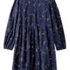 AmeliaNNM Noa Noa Print Blue Mädchenkleid Baumwolle-2