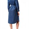 Noa Noa Denim Blue Oversized Shirtdress für Damen Größe 36‑46-4