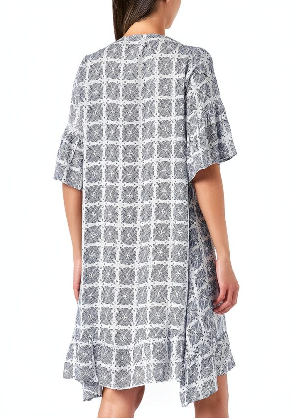 Noa Noa Damen Kurzarm Kleid Unique Dress Off White Größe S-M-3
