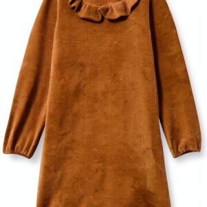 Mädchen Kleid Noa Noa Golden Brown Sommerkleid-0