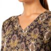 BinaNN Dress Print Green/Brown Größe 38-46 Noa Noa Damen Sommerkleid-1