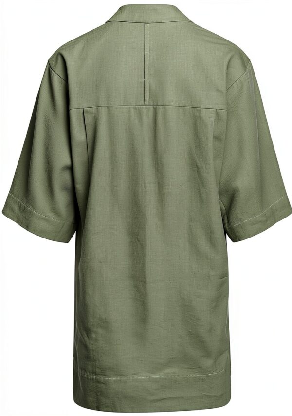 Oversized Tunik Kleid Noa Noa VAusschnitt Leinen-2