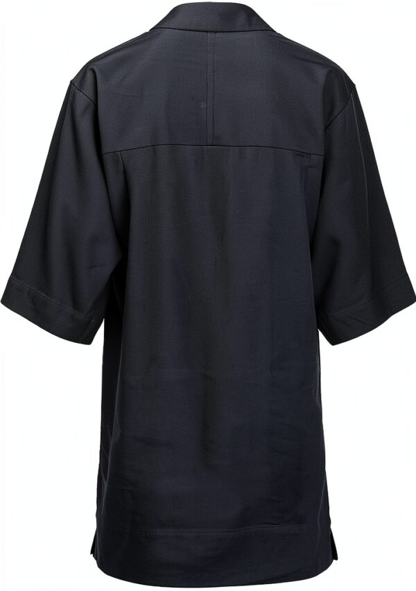 Oversized Tunik Kleid Noa Noa Leinen VAusschnitt-2