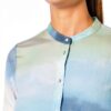 Noa Noa Damen Wasserfarben-Print-Langarmkleid-3