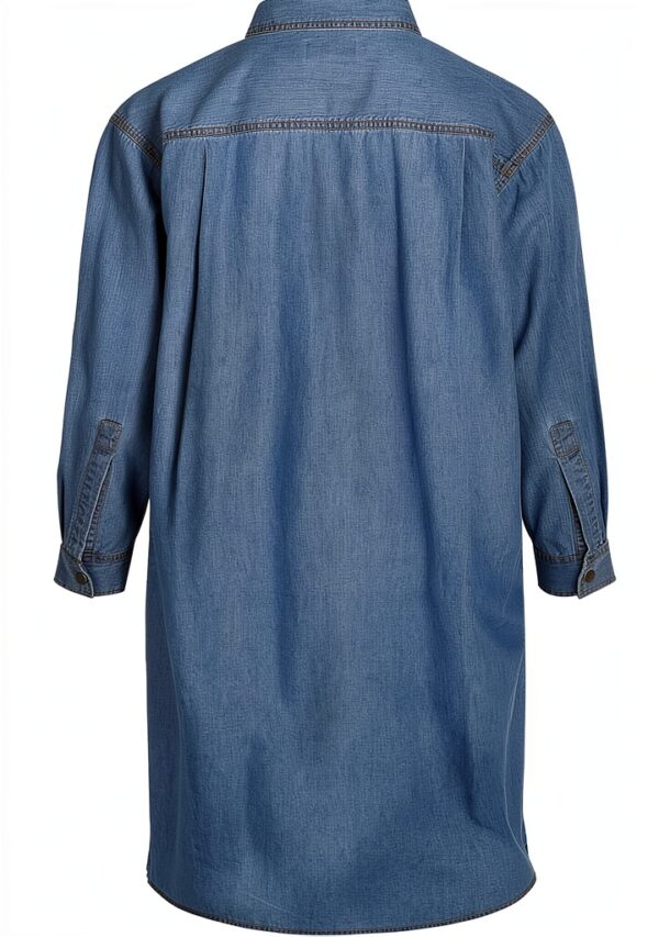 Noa Noa Denim Blue Oversized Shirtdress für Damen Größe 36‑46-2