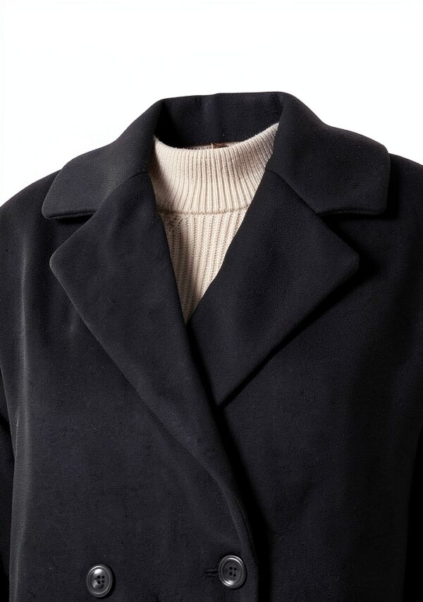 CeciliaNN Oversized Wool Coat Schwarz Noa Noa Damenmantel 34-46-1