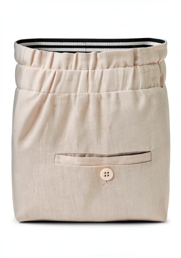Beige Leinenhose Damen Noa Noa Loose Fit 37W/27L Modell 1-7483-3-4