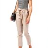 Beige Leinenhose Damen Noa Noa Loose Fit 37W/27L Modell 1-7483-3-1