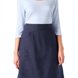 Noa Noa Damenrock aus Viskose Strick Dark Blue Melange Größe 42-0